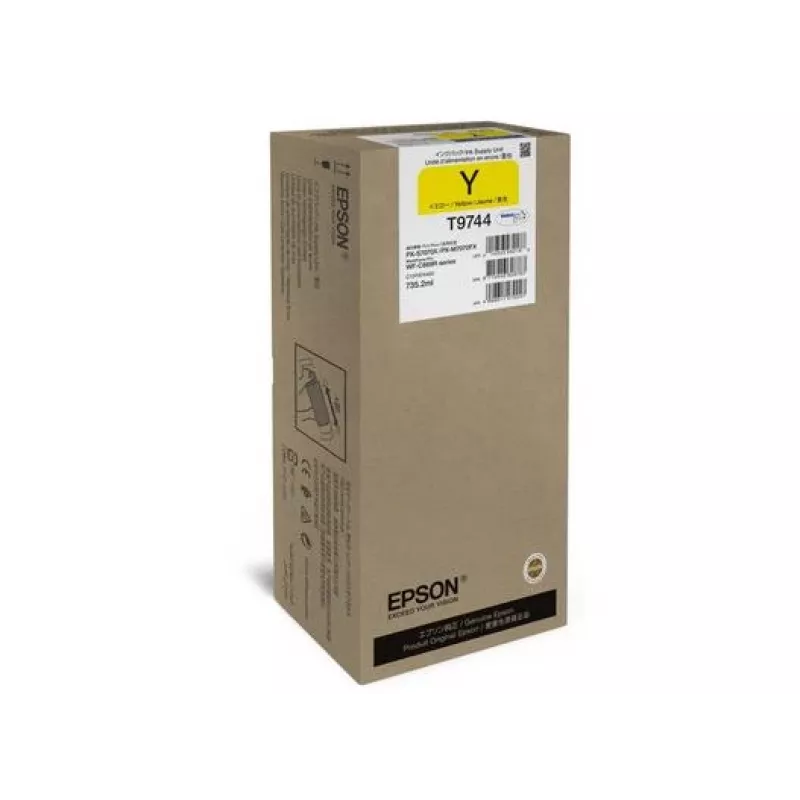 Rašalo tiekimo blokas Epson WorkForce Pro WF-C869R geltonas, Originalius C13T97440N, didelės talpos iki 10 000 puslapių