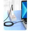 USB Type-C duomenų kabelis Tellur TLL155731, Type-C į Type-C, 60 W galia, 100 cm, juodas