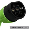 Elektrinio automobilio įkroviklis QOLTEC Mobile EV 2in1 Type2 11 kW 400 V Wi‑Fi TUYA SMART LIFE LCD nešiojama sieninė dėžutė 5 m laidas