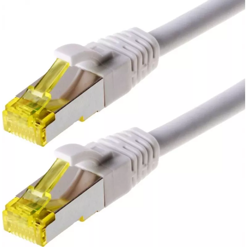 Helos 118150 tinklo kabelis, 15 m, Cat6a, S/FTP, baltas