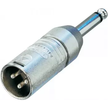 Neutrik - garso adapteris - XLR3 (M) į mono kištuką (M) (NA2MP)