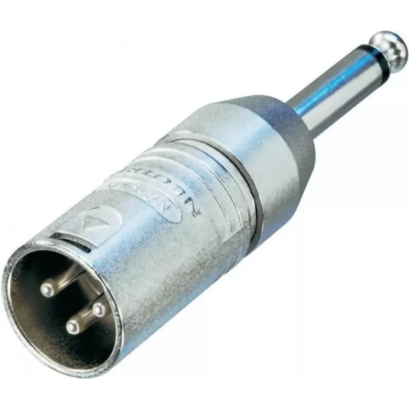 Neutrik - garso adapteris - XLR3 (M) į mono kištuką (M) (NA2MP)