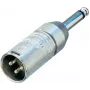 Neutrik - garso adapteris - XLR3 (M) į mono kištuką (M) (NA2MP)
