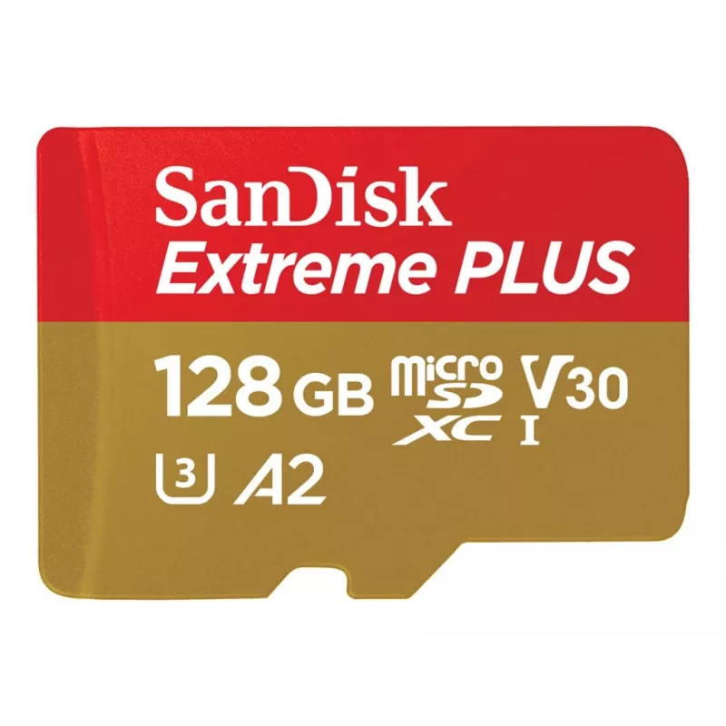 Western Digital Extreme Plus Microsdxc 128GB+SD Adapter 200MB/S 90MB/S A2 C10 V3 (SDSQXBD-128G-GN6MA)