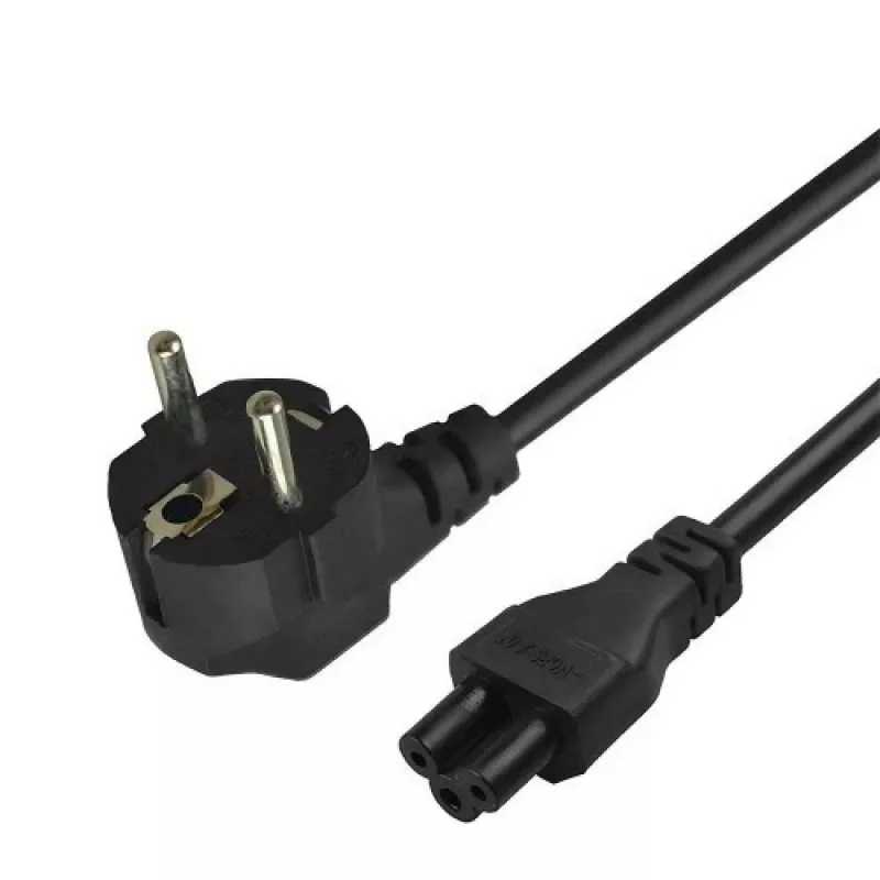 Maitinimo laidas Savio Strom IEC 60320 C5 CEE 7/7 3m juodas C5 jungtis C tipo