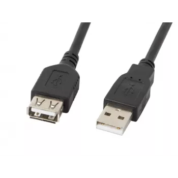 USB kabelis Lanberg CA-USBE-10CC-0030-BK 3 m USB 2.0 Juoda
