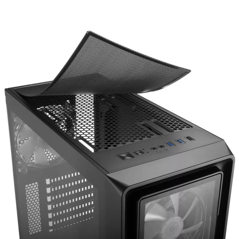 PC Case Sharkoon TK4 RGB Midi Tower Black