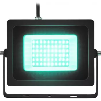 LED prožektorius EUROLITE FL-30 SMD turkio spalvos 30W — vandeniui atsparus lauko apšvietimas, 30 W galia