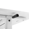 Rankinio aukščio reguliavimo stalas Ergo Office, maks. 40 kg, maks. aukštis 117 cm, su stalviršiu darbui stovint ir sėdint, ER-401 W