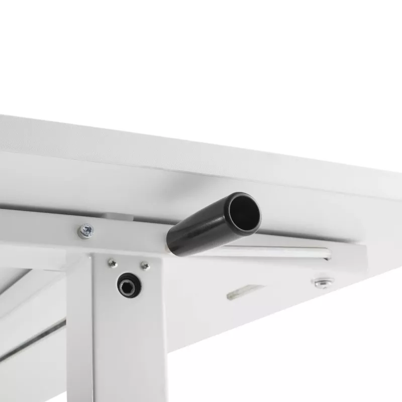 Rankinio aukščio reguliavimo stalas Ergo Office, maks. 40 kg, maks. aukštis 117 cm, su stalviršiu darbui stovint ir sėdint, ER-401 W
