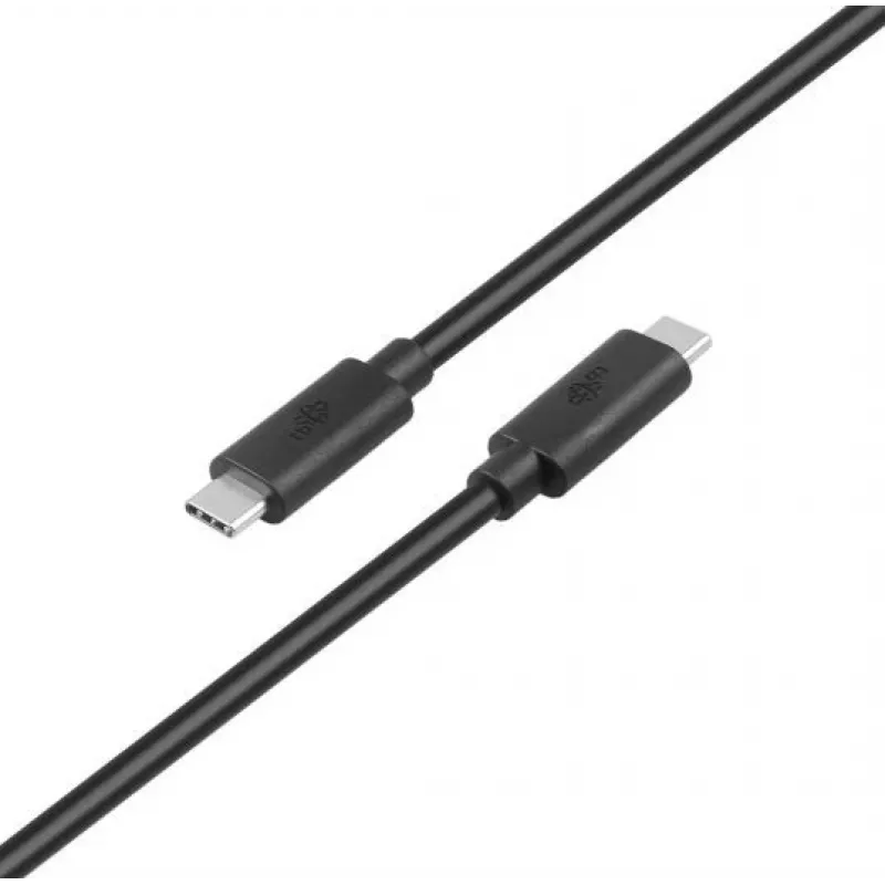 TB laidas USB-C – USB-C 2 m 60 W 5 Gbps juodas