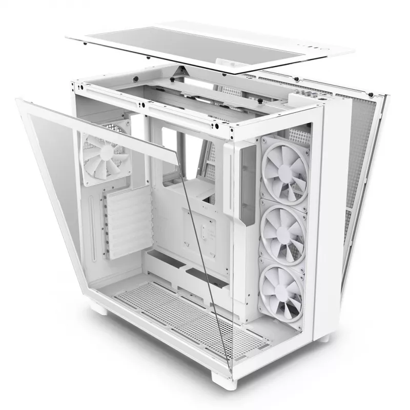 PC dėklas NZXT H9 Elite Midi Tower baltas