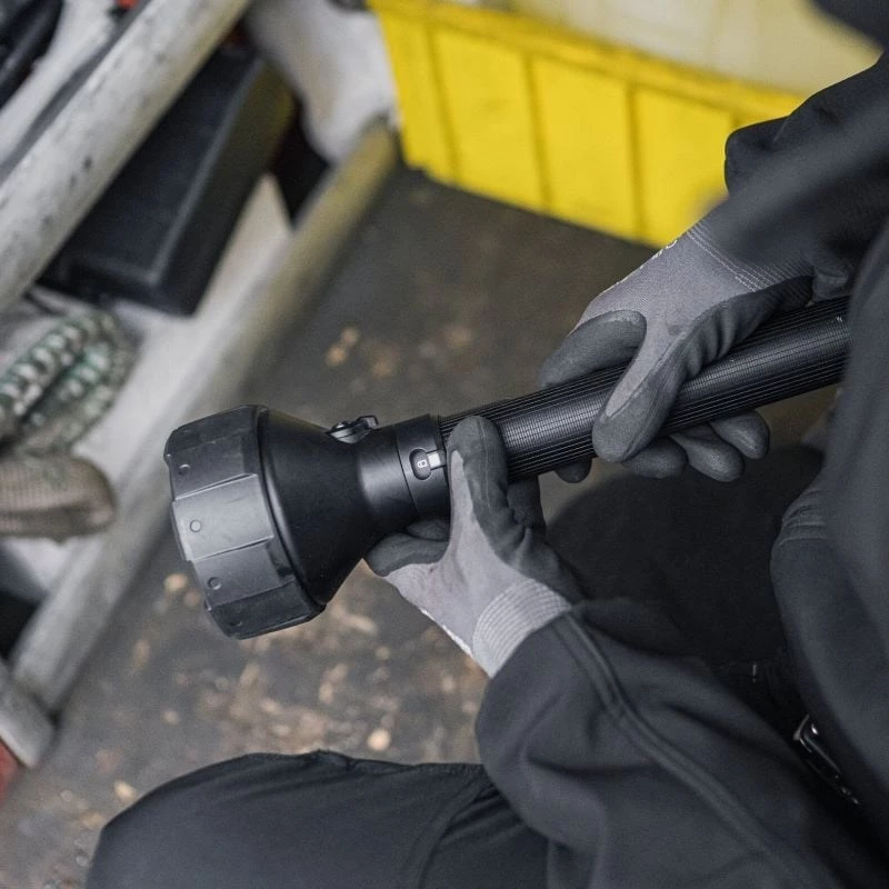 Rankinis žibintuvėlis Ledlenser P21R juodas įkraunamas LED, 1000 lm, IP68, 32700 baterija, 1100 m spindulys
