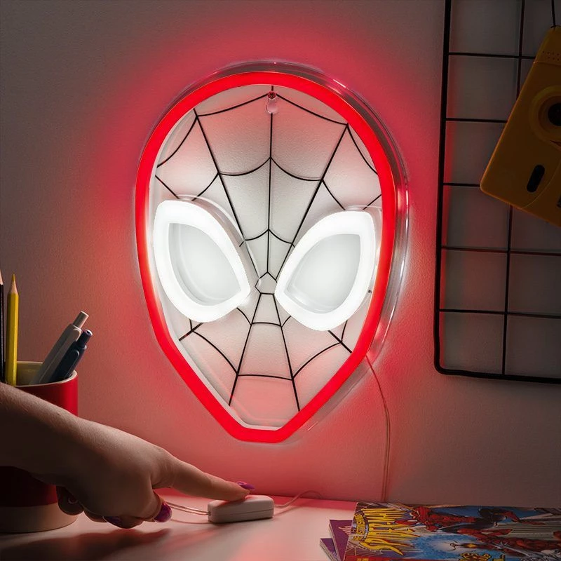Paladone Spiderman sieninis LED neoninis šviestuvas