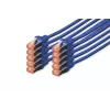 Tinklo kabelis Digitus CAT 6 S/FTP RJ-45 0,5 m mėlynas
