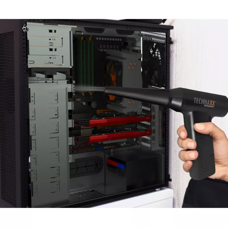 Technaxx TX-293 ventiliatorius 160 W juodas ABS 130000 RPM USB