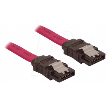 SATA kabelis LOGON TAKA100MET 1 m SATA 7 kontaktų juoda raudona