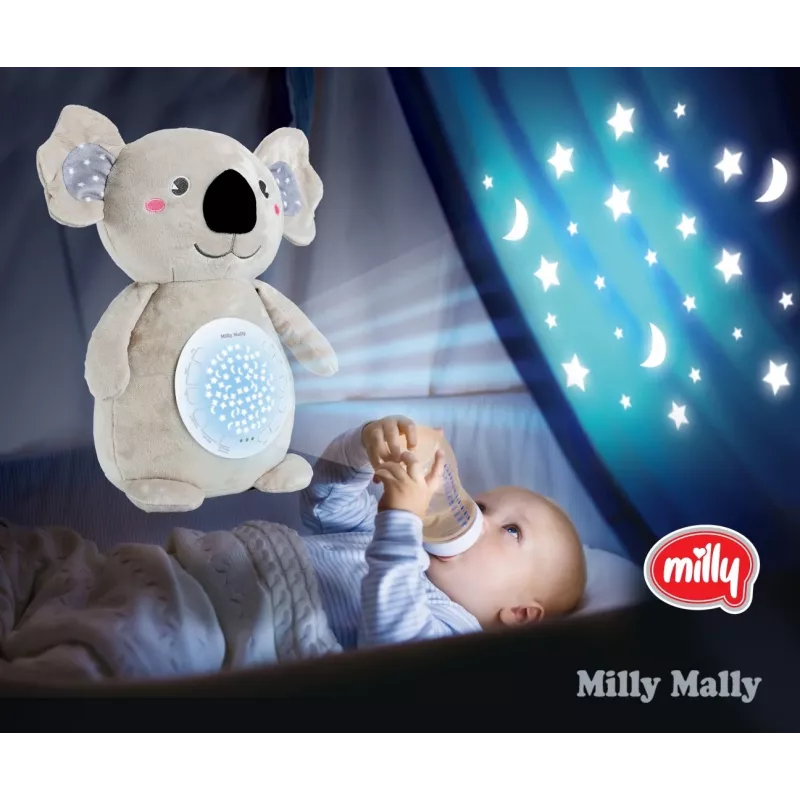 Pliušinis projektoriaus žaislas milly mally Koala Projector Plush Toy modelis 5661