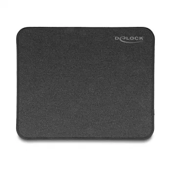 Pelės kilimėlis DeLOCK blizganti juoda 300x245mm Guma Neslystantis