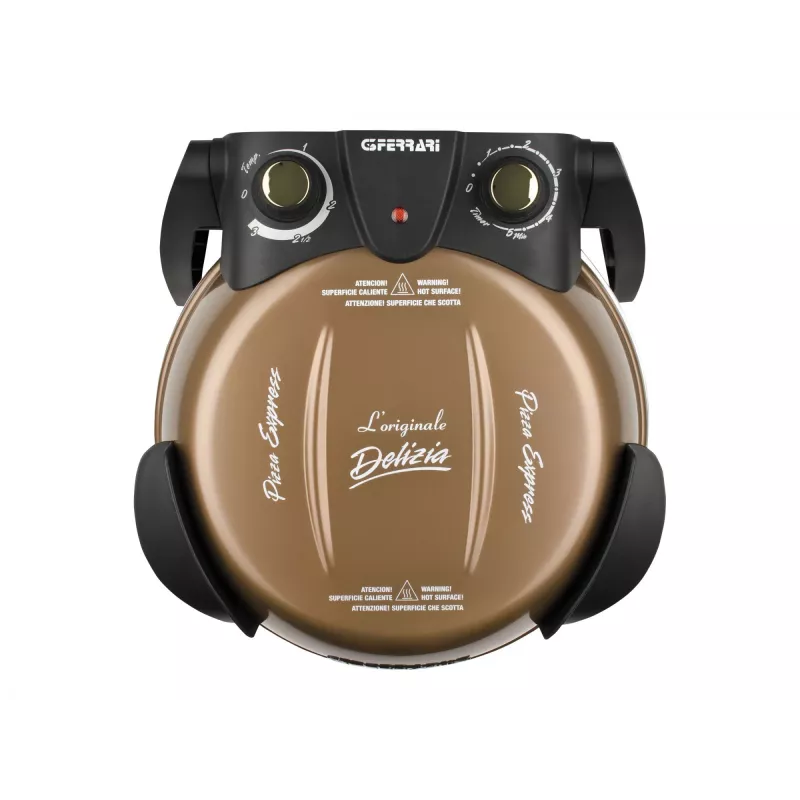 Picų krosnelė G3 Ferrari Delizia 1 picai 1200W juoda bronzinė