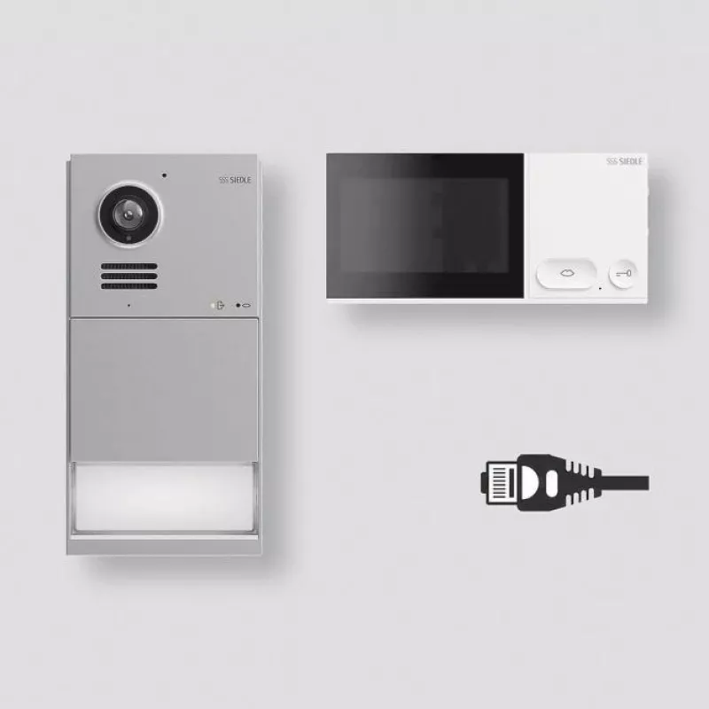 Siedle Set LAN MattchromIQSL-0f.Neubau (210013218-00)