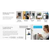 Video domofono jutiklinis monitorius EZVIZ 7 colių modelis 318500248 – atskiras valdymas dviejų šeimų butams