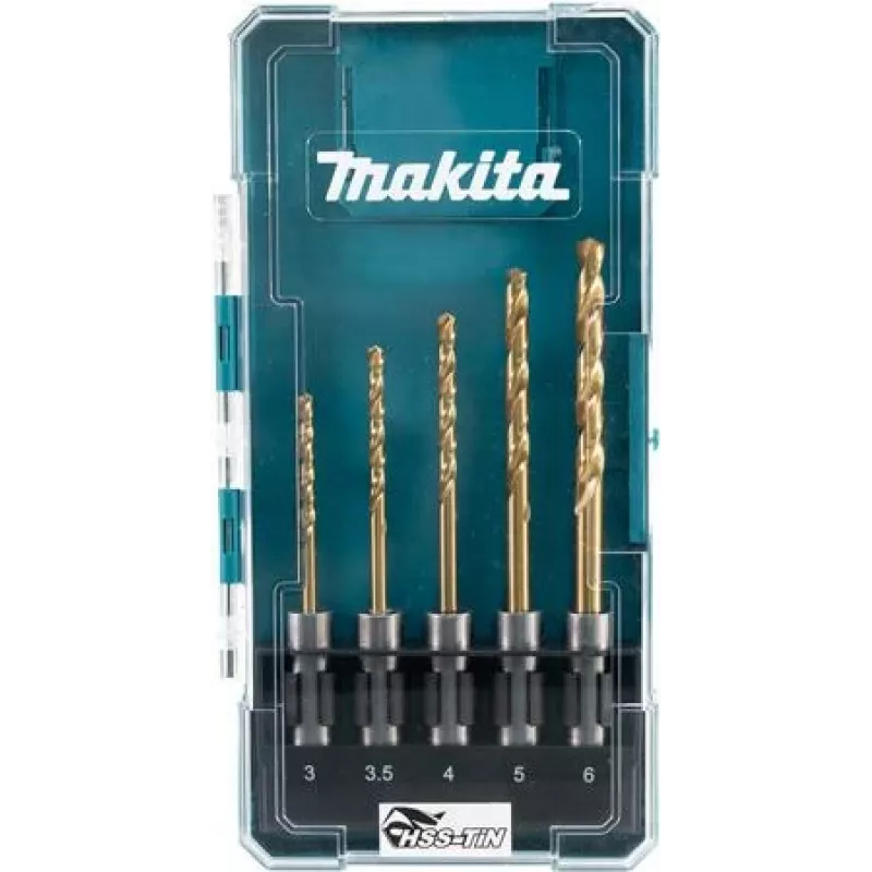 Makita E-15132 SDS-PLUS metalinis grąžtų rinkinys, 5 dalys (E-15132)