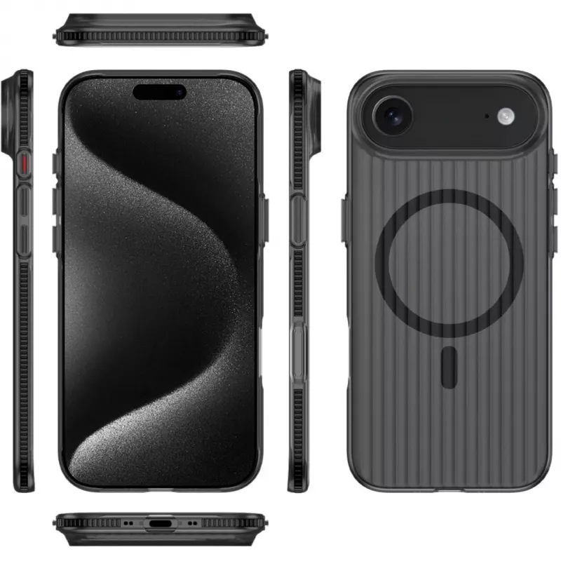 Dėklas 4smarts 541640 iPhone 17 Air 16.8 cm Juodas Skaidrus
