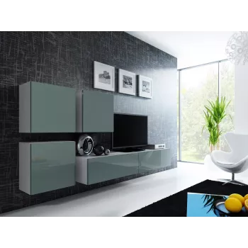 Cama Square Spintelė VIGO 50/50/30 baltas/pilkas blizgus