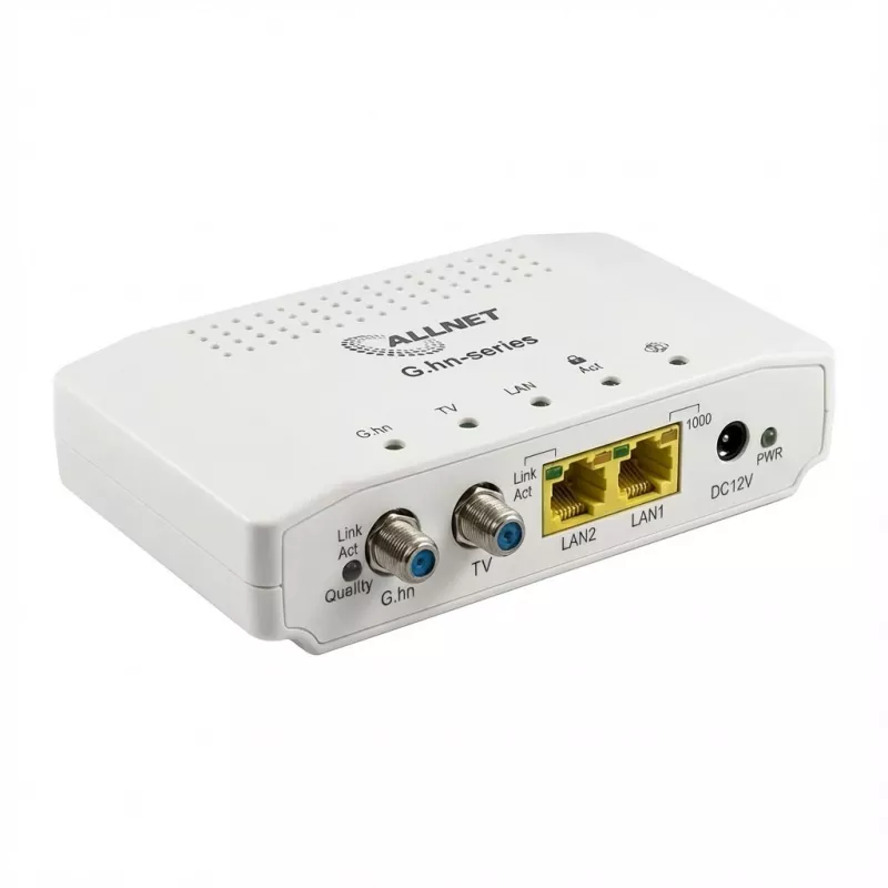 ALLNET G.HN Bridge Converter Bundle ALL-GHN102v2 Coax Point-to-Point rinkinys