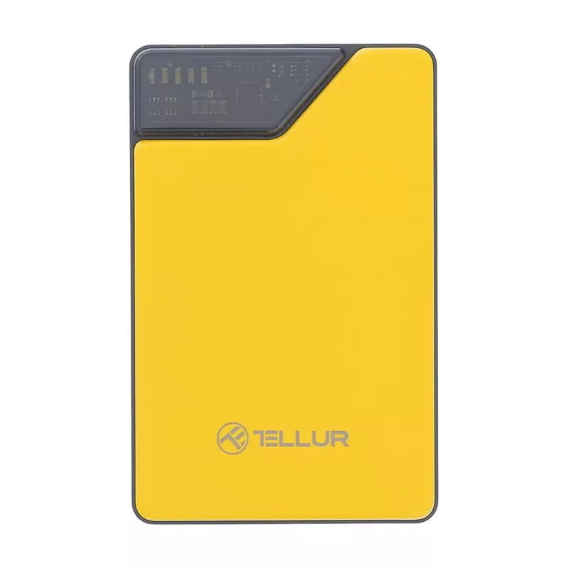 Nešiojamoji išorinė baterija Tellur TLL158451, 10000 mAh, USB-C + Lightning laidai