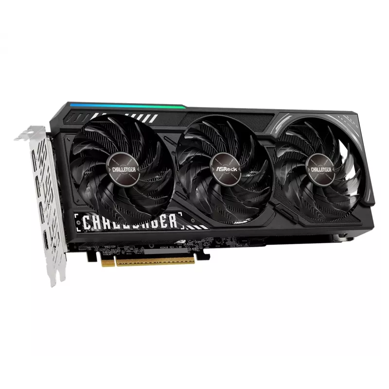 Vaizdo plokštė ASRock Challenger Radeon RX 9070 XT — 16 GB GDDR6, 256 bitų, PCIe 5.0, 3 ventiliatorių aktyvus aušinimas