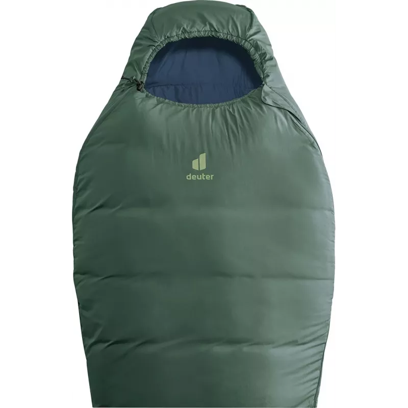 Mumijos tipo miegmaišis DEUTER Orbit SL +5°C / 41°F — 750 mm plotis, 480 mm gylis, Ripstop PES, žalias