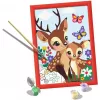 Tapybos pagal numerius rinkinys Ravensburger CreArt Happy Deer — numeruota drobės tapybos rinkinys