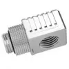 Barrow 90° adapteris G1/4 IG į G1/4 IG, modelis FBFTWT90-V2 S, sidabrinis, sukamoji jungtis skysčio aušinimui