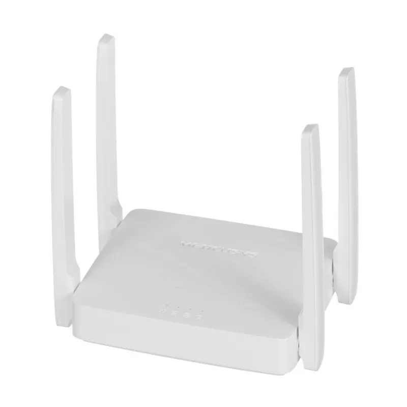 Stalinis maršrutizatorius MERCUSYS AC10 dviejų dažnių 2,4/5 GHz Wi‑Fi 5, 4 išorinės antenos, 1x Fast Ethernet (WAN/LAN)