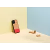 Apsauginis mobiliojo telefono dėklas „Man and Wood“, skirtas „iPhone 12 mini“ – silkės rašto, azalijos juodos spalvos