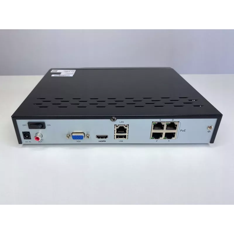 Tinklo vaizdo registratorius Reolink PN01-4 PoE, 4 kanalų NVR, H.264, PoE, HDMI, VGA, maks. 6 TB