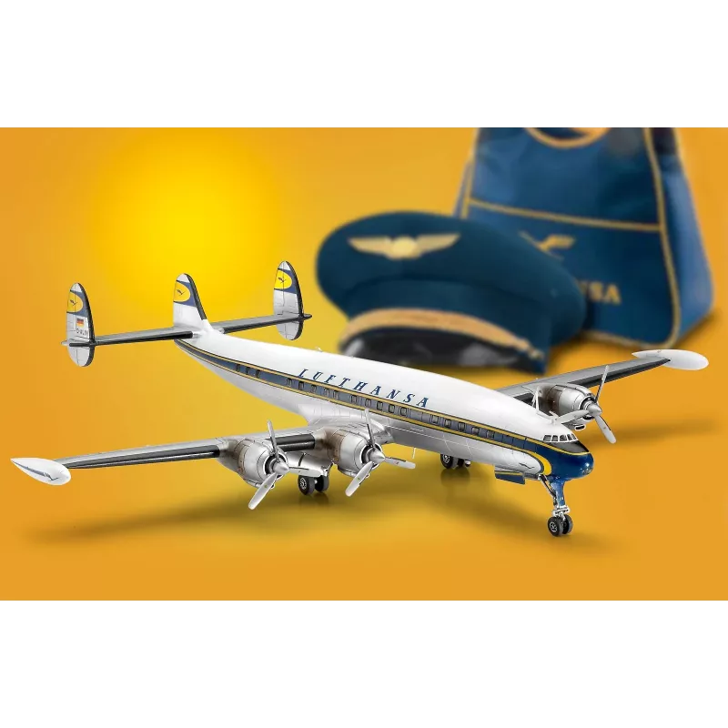 Plastikinis modelio rinkinys REVELL Lockheed L.1049G Super Constellation Lufthansa livery