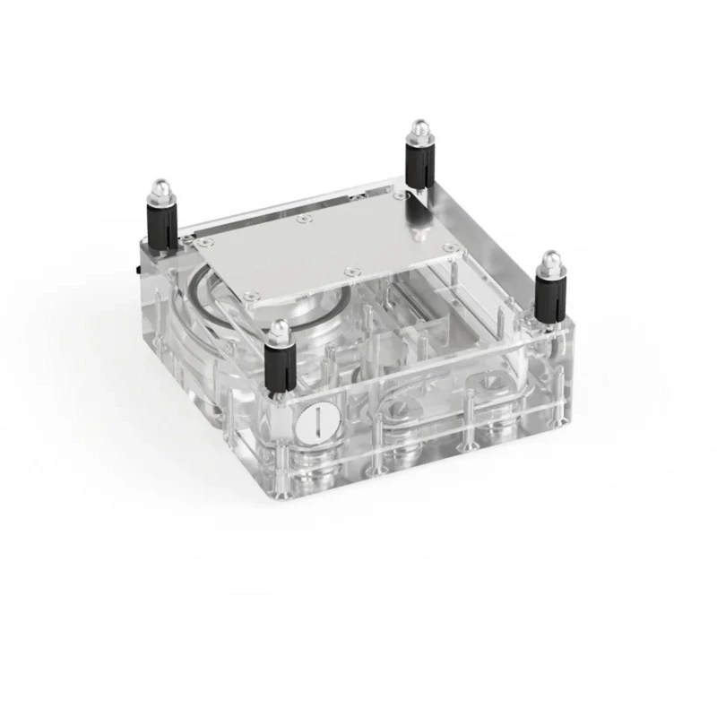 Rezervuaras Alphacool Core 120mm VPP Apex siurbliui — Alphacool 14561, 120 mm rezervuaras VPP Apex siurblio integracijai