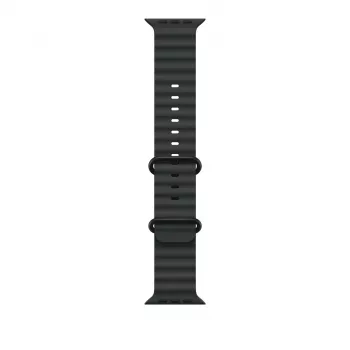“Apple Watch Ocean Band”, skirtas “Watch Ultra 49mm”, juoda / titano juoda (vienas dydis)