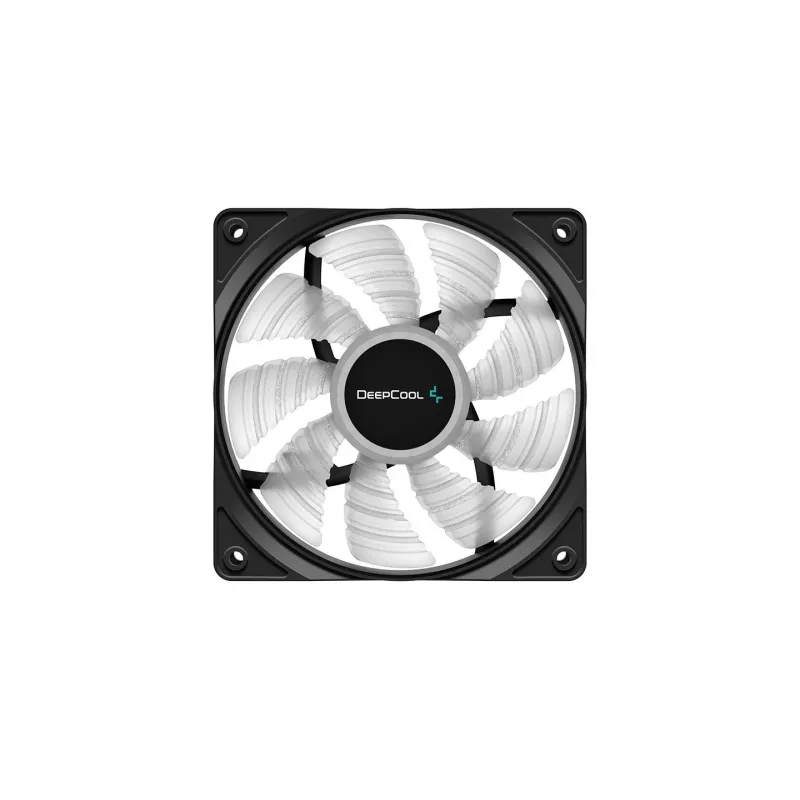 DeepCool RF120B Kompiuterio korpuso ventiliatorius 12 cm Juodas, permatomas 1 vnt.