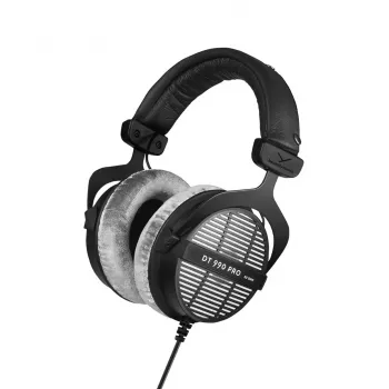 Studijinės ausinės Beyerdynamic DT 990 PRO 80 Ω, laidinės, ausis dengiančios, 3 m laidas, juodos