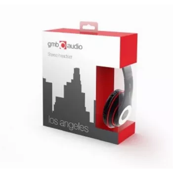 HEADSET LOS ANGELES Juoda/MHS-LAX-B GEMBIRD