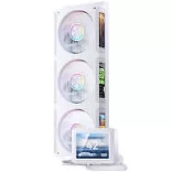 Jonsbo TF3-360SCW AiO skysčio CPU aušintuvas 360mm, ARGB, baltas