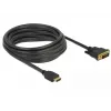 Vaizdo kabelio adapteris DeLOCK 85656 5 m HDMI Type A DVI juodas