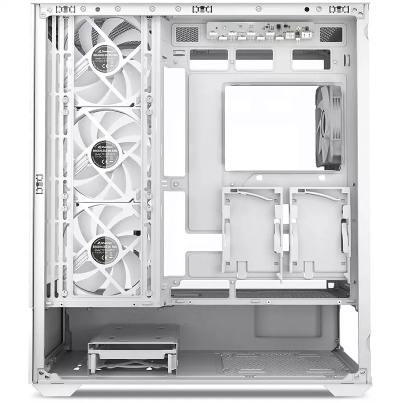 PC korpusas Sharkoon AK6 RGB, ATX, balta