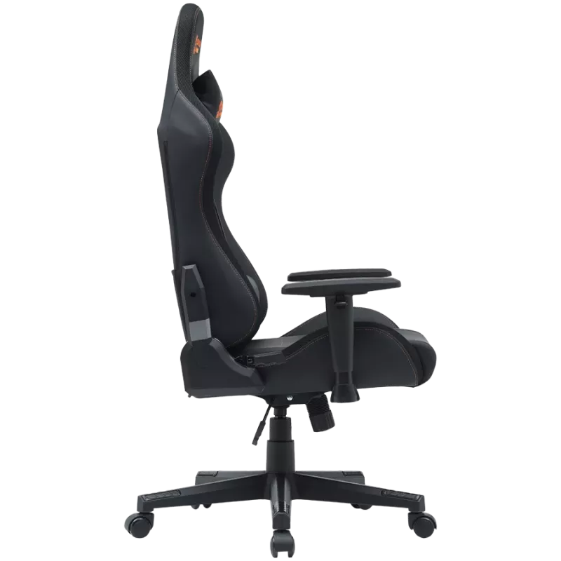 Žaidimų kėdė CANYON Irida RGBCH03 RGB juoda ergonomiško dizaino, reguliuojami porankiai, atlošiama atlošas