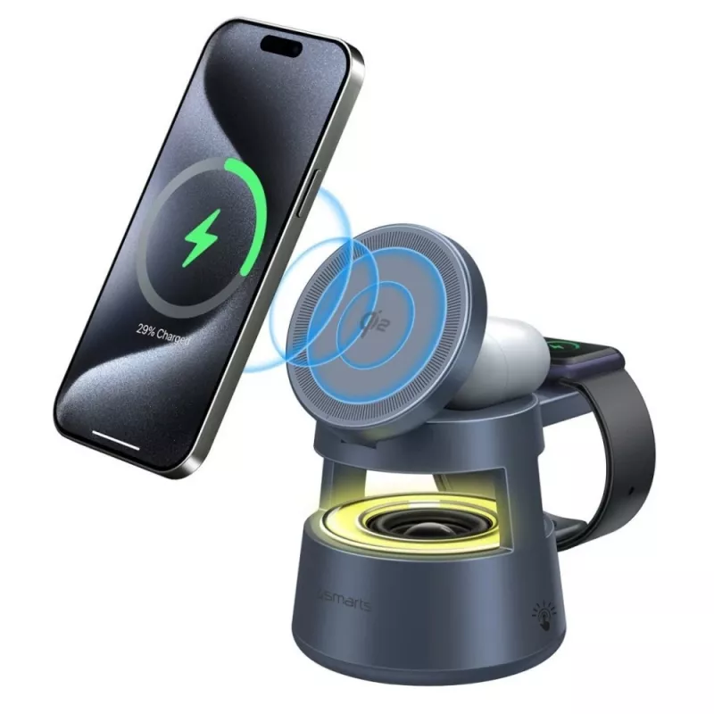 Belaidis įkroviklis 4smarts 541327 USB Type-C Patalpose Pilka