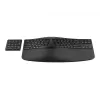 HP 960 ergonomiška belaidė klaviatūra, pilno dydžio (100%), belaidė, RF belaidė + Bluetooth, membraninė, juoda